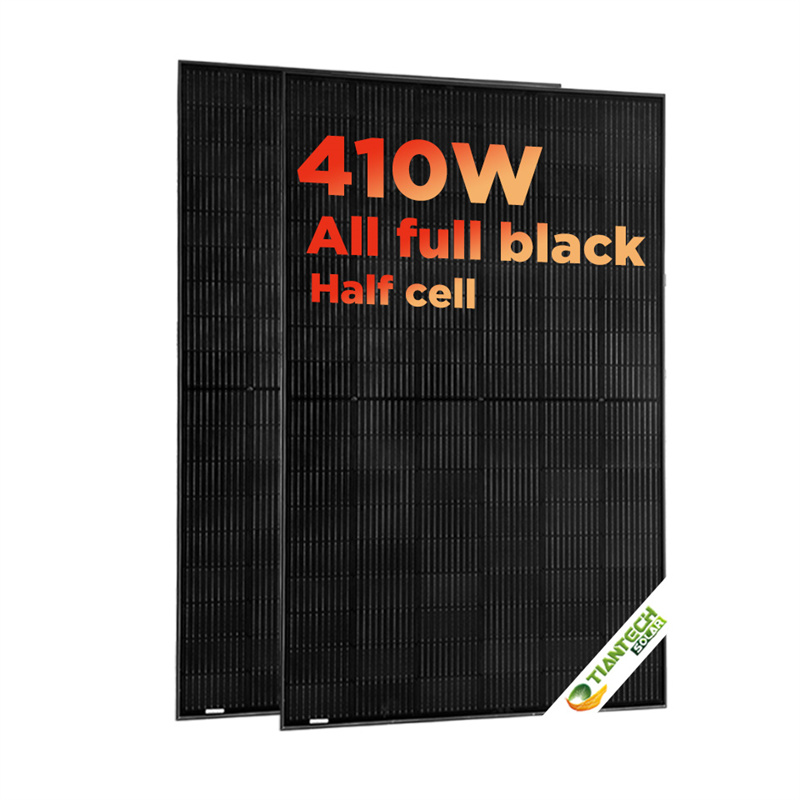 Painel solar todo preto de 410W