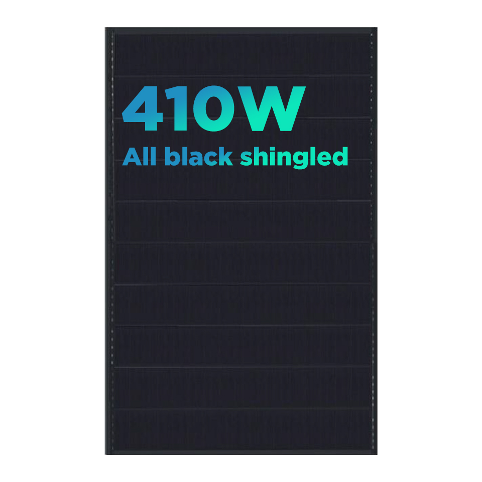 410W All Black Shingled Panel