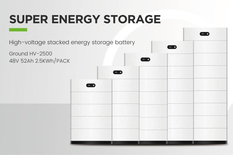 Bateria solar de armazenamento de energia empilhada de alta tensão bateria de íon de lítio 02